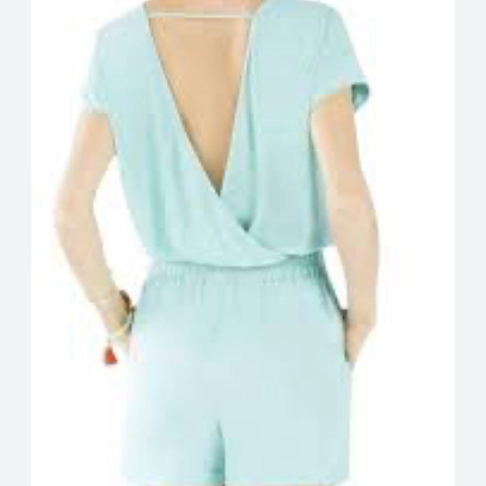 BCBG Aqua Draped Romper